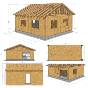 Obra Wood Frame pela Solução Engenharia em Madeiras